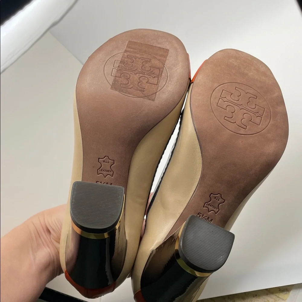 Tory Burch New in box leather heels